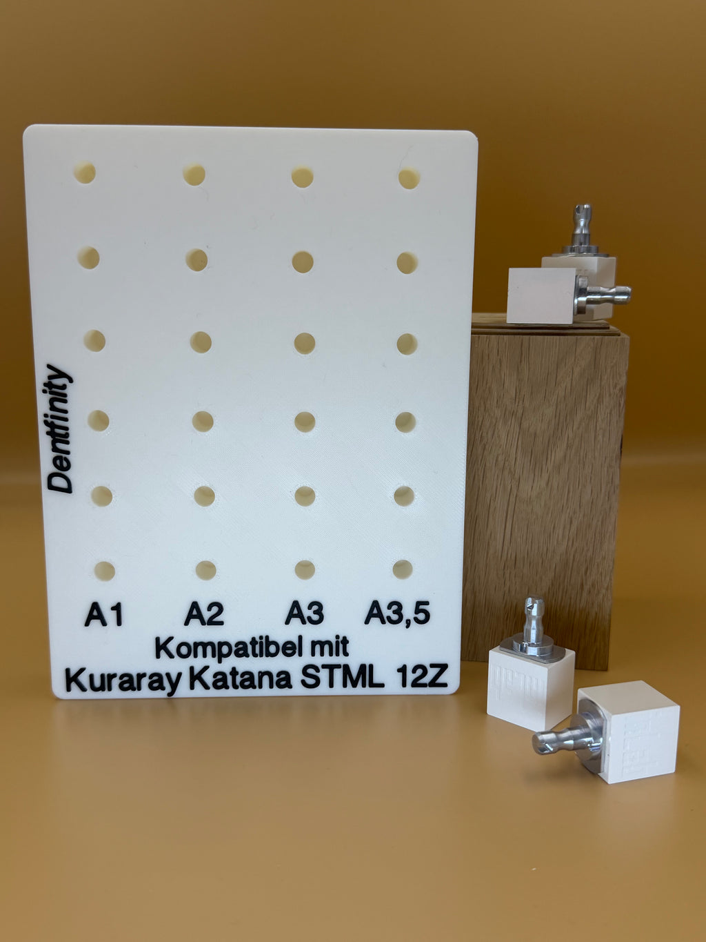 Dentfinity Blockhalter 12Z – kompatibel mit Kuraray Katana STML